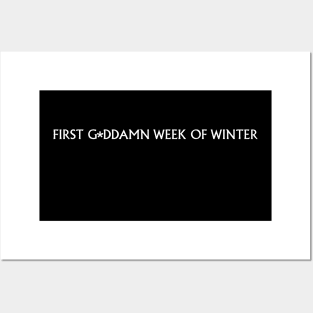 First week of winter Posters and Art